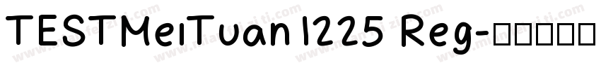 TESTMeiTuan1225 Reg字体转换